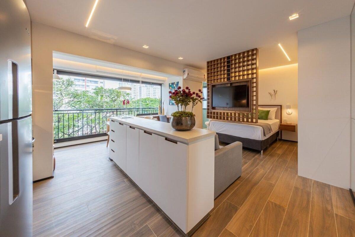 Easy Star - Luxuoso Studio No Coracao Do Campo Belo - Hc01H Apartman São Paulo Kültér fotó